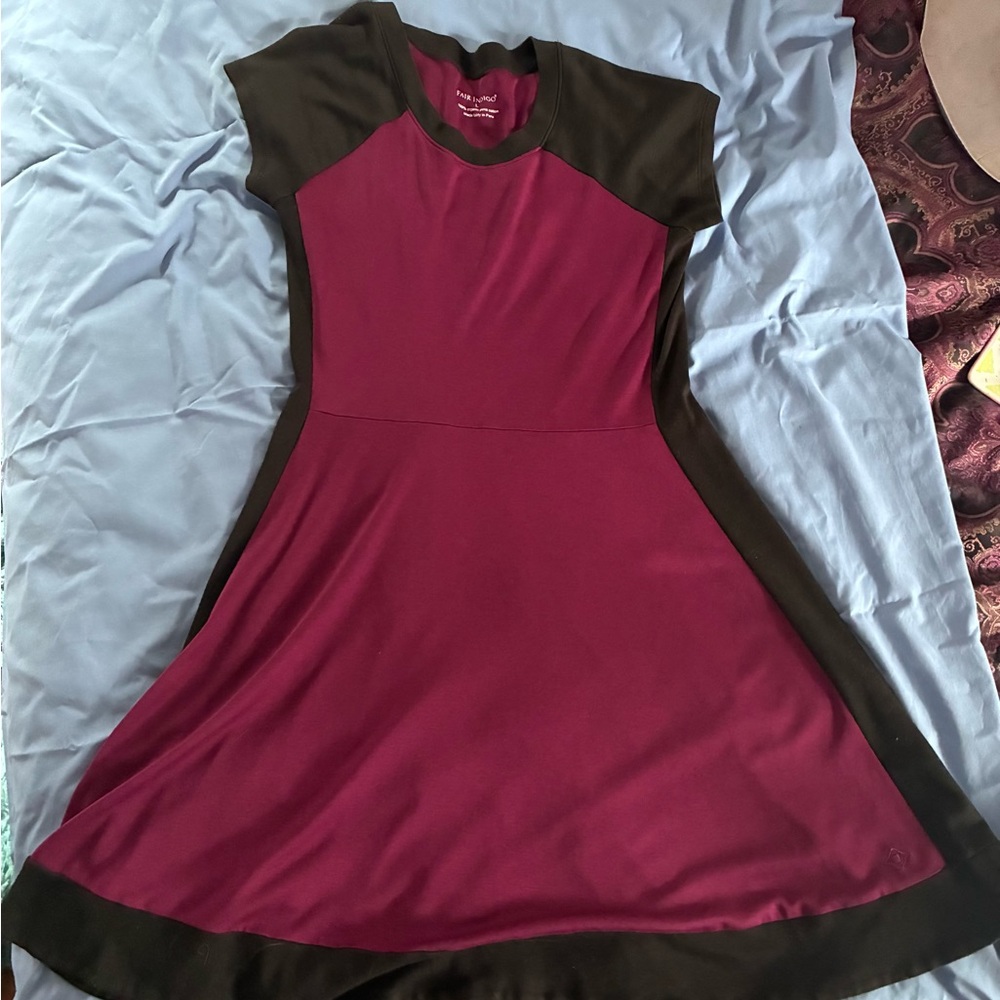 Short Color Block Dress